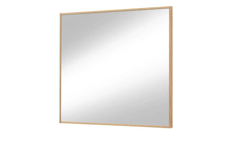 Spiegel 84 x 82 cm  ¦ holzfarben ¦ Glas,Aluminium,Holz ¦ Maße (cm): B: 84 H: 82 T: 4.0 Garderoben & Kleiderstangen > Garderoben Spiegel - Möbel Kraft