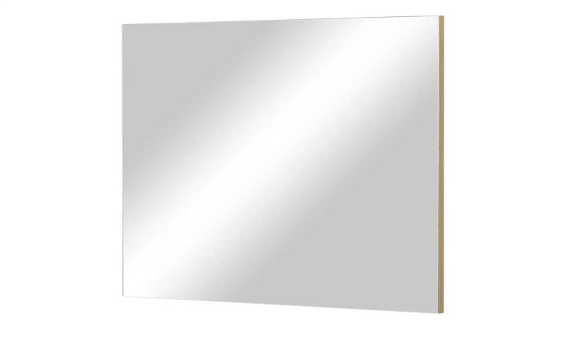 Wohnwert Spiegel 80 x 60 cm Como ¦ holzfarben ¦ Glas,Aluminium,Holz ¦ Maße (cm): B: 80 H: 60 T: 4.0 Garderoben & Kleiderstangen > Garderoben Spiegel - Möbel Kraft