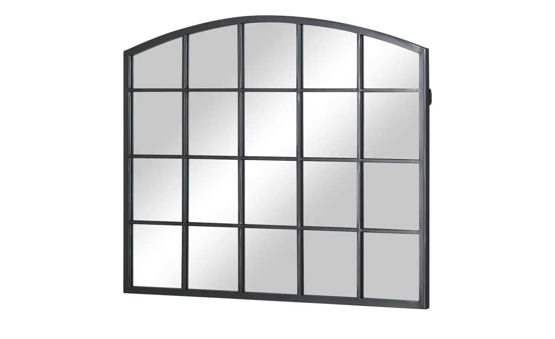 Spiegel  90 x 76 cm  ¦ schwarz ¦ Glas,Aluminium,Holzwerkstoff,Metall ¦ Maße (cm): B: 90 H: 76 T: 3.0 Dekoration > Spiegel - Möbel Kraft