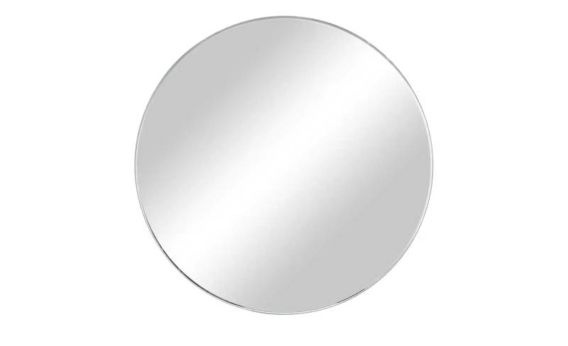 Spiegel 80 cm  ¦ silber ¦ Glas,Aluminium,Metall Ø: 80.0 Dekoration > Spiegel - Möbel Kraft
