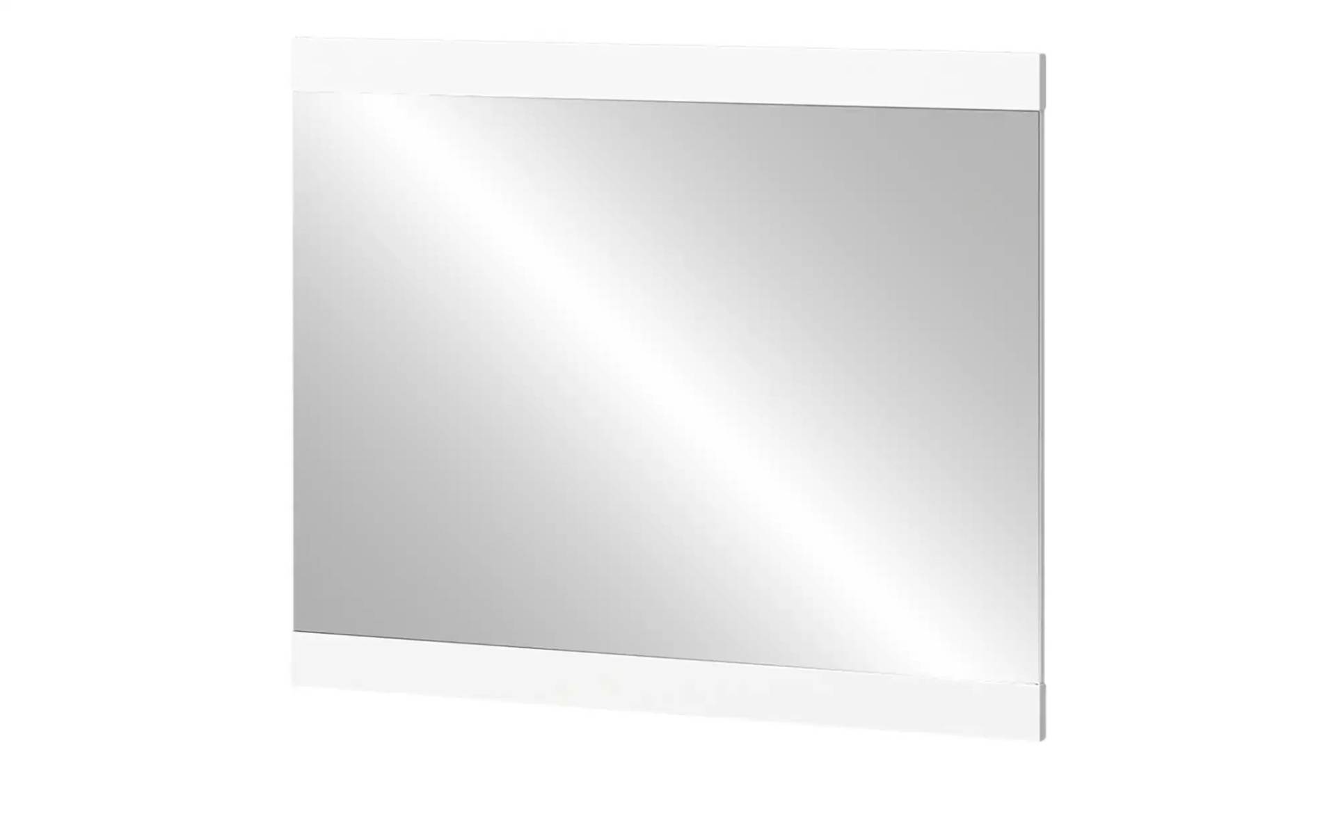 Spiegel   ¦ weiß ¦ Glas,Holzwerkstoff ¦ Maße (cm): B: 86 H: 72 T: 2.0 Garderoben & Kleiderstangen > Garderoben Spiegel - Möbel Kraft