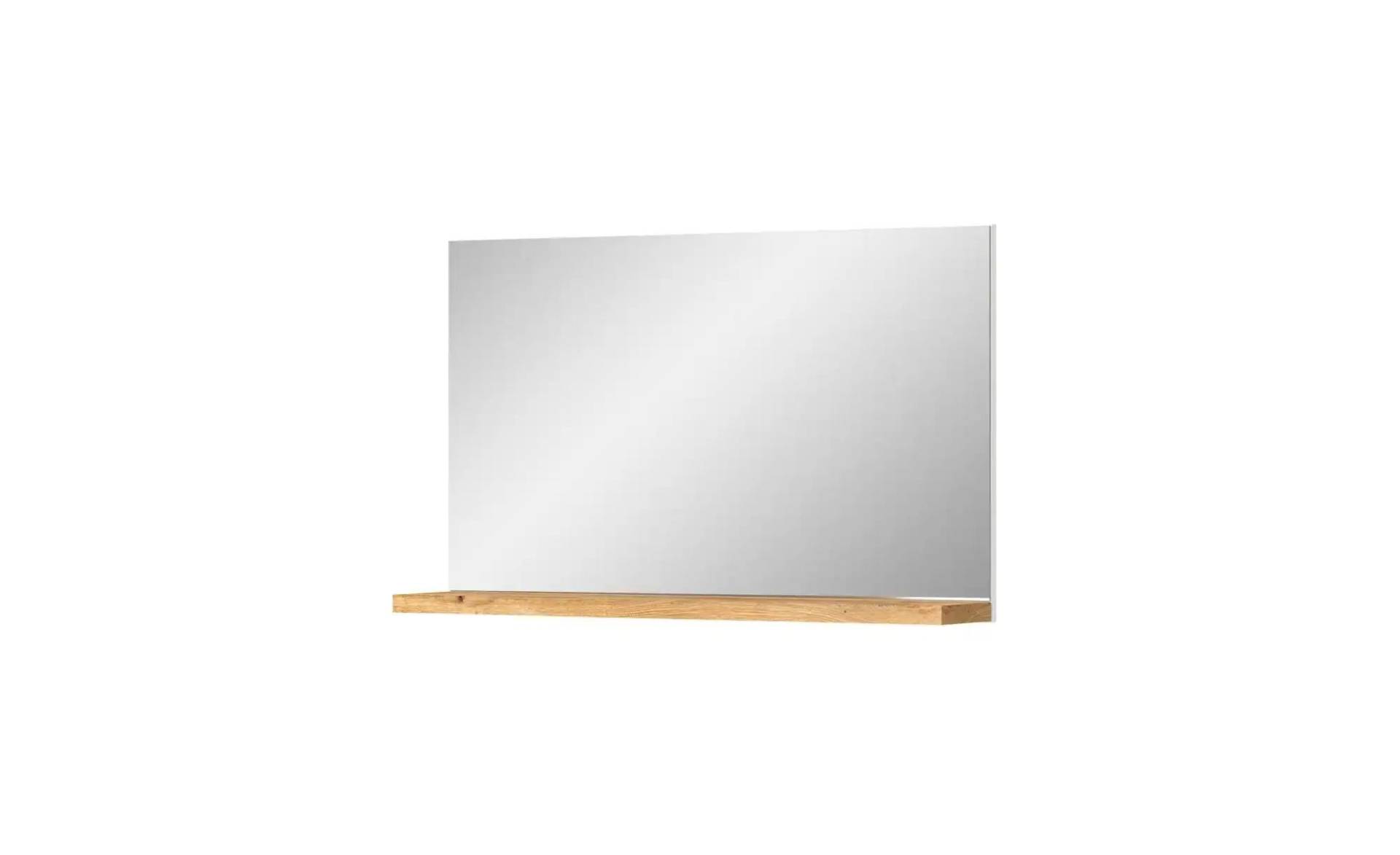 uno Spiegel 95 x 59 cm  ¦ holzfarben ¦ Holzwerkstoff,Aluminium,Glas ¦ Maße (cm): B: 95 T: 18.0 Accessoires > Spiegel - Höffner