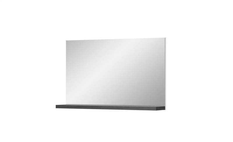 Primo Spiegel 95 x 59 cm  ¦ grau ¦ Holzwerkstoff,Aluminium,Glas ¦ Maße (cm): B: 95 T: 18.0 Garderoben & Kleiderstangen > Garderoben Spiegel - Möbel Kraft
