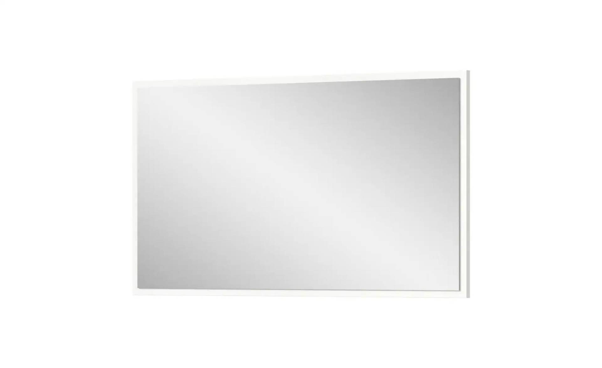 Spiegel   ¦ weiß ¦ Spiegelglas ¦ Maße (cm): B: 83 H: 48 Garderoben & Kleiderstangen > Garderoben Spiegel - Möbel Kraft