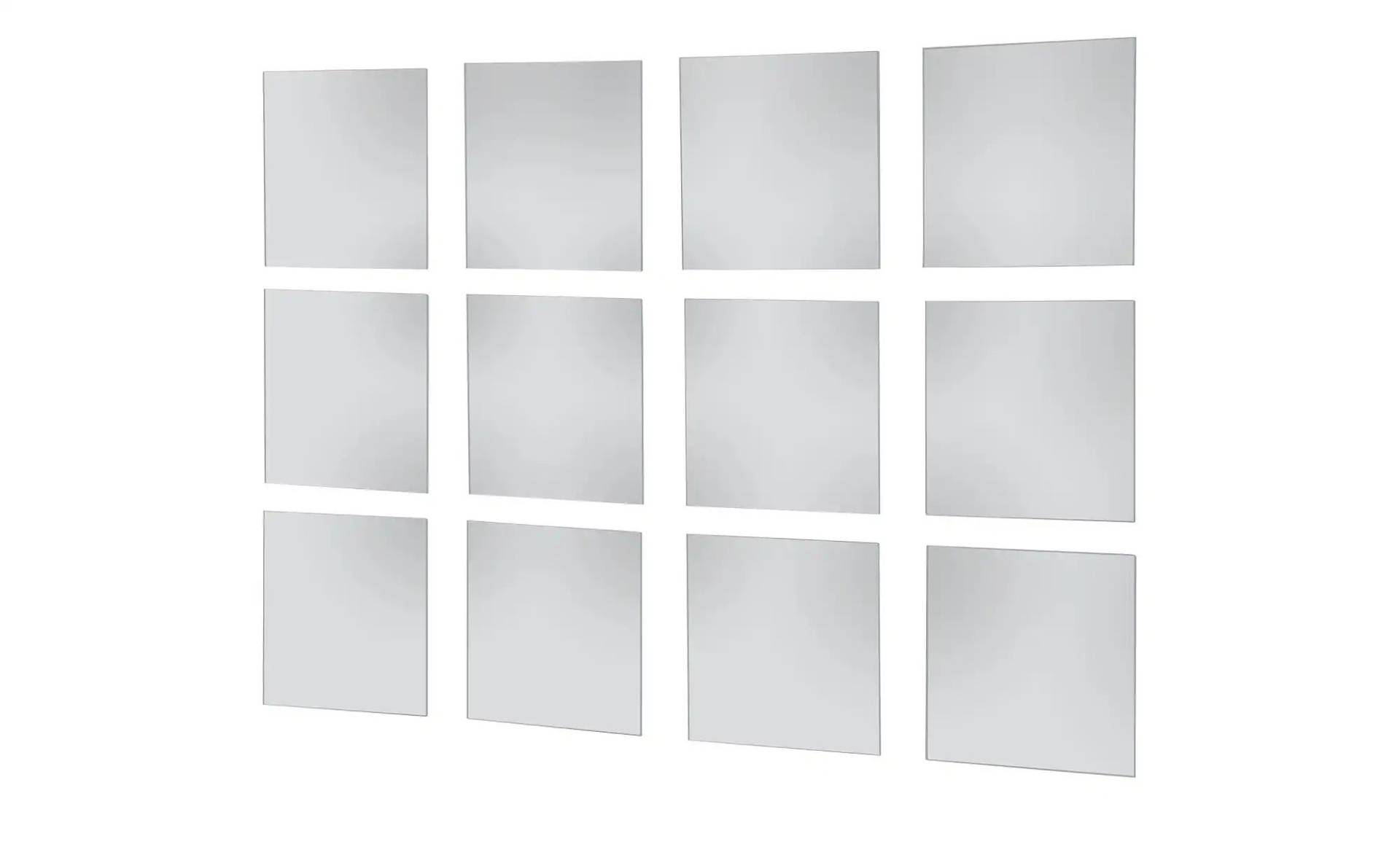 Spiegelkachel 12er Set   ¦ verspiegelt ¦ Glas,Aluminium ¦ Maße (cm): B: 15 H: 15 T: 0.3 Dekoration > Spiegel - Möbel Kraft