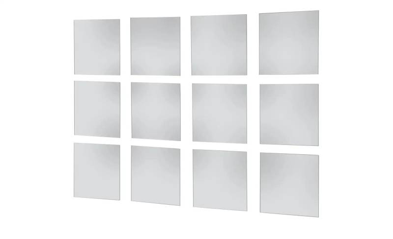 Spiegelkachel 12er Set   ¦ verspiegelt ¦ Glas,Aluminium ¦ Maße (cm): B: 15 H: 15 T: 0.3 Dekoration > Spiegel - Möbel Kraft