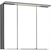 Spiegelschrank 70 inkl LED Einbauleuchte Bologna von Held Möbel Graphit