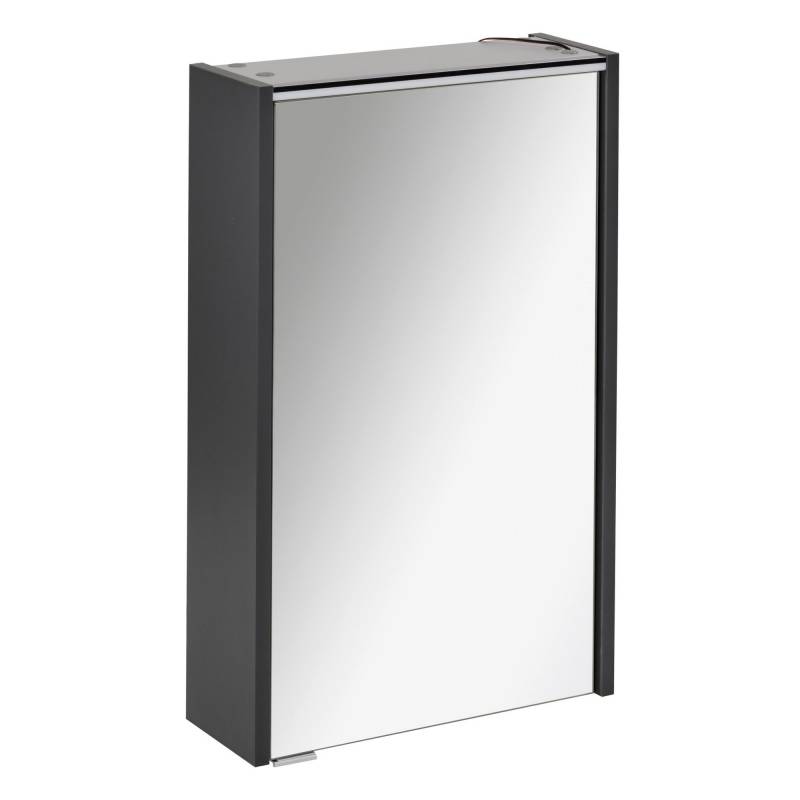 Fackelmann LED-Spiegelschrank 'Denver' anthrazit 42 x 68,5 x 16 cm von Fackelmann