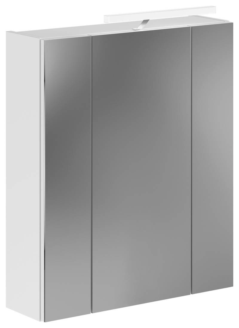 Spiegelschrank Linus mit LED ca. 60x71x19 cm Weiß