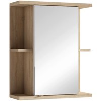 Spiegelschrank NEBRASKA Eiche Nachbildung B/H/T: ca. 60x70x25 cm von byLIVING