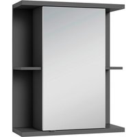 Spiegelschrank NEBRASKA anthrazit B/H/T: ca. 60x70x25 cm von byLIVING