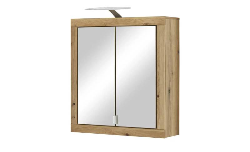 smart Spiegelschrank  Oslo  ¦ holzfarben ¦ Maße (cm): B: 69 H: 75 T: 22.0 Schränke > Badschränke > Spiegelschränke - Höffner
