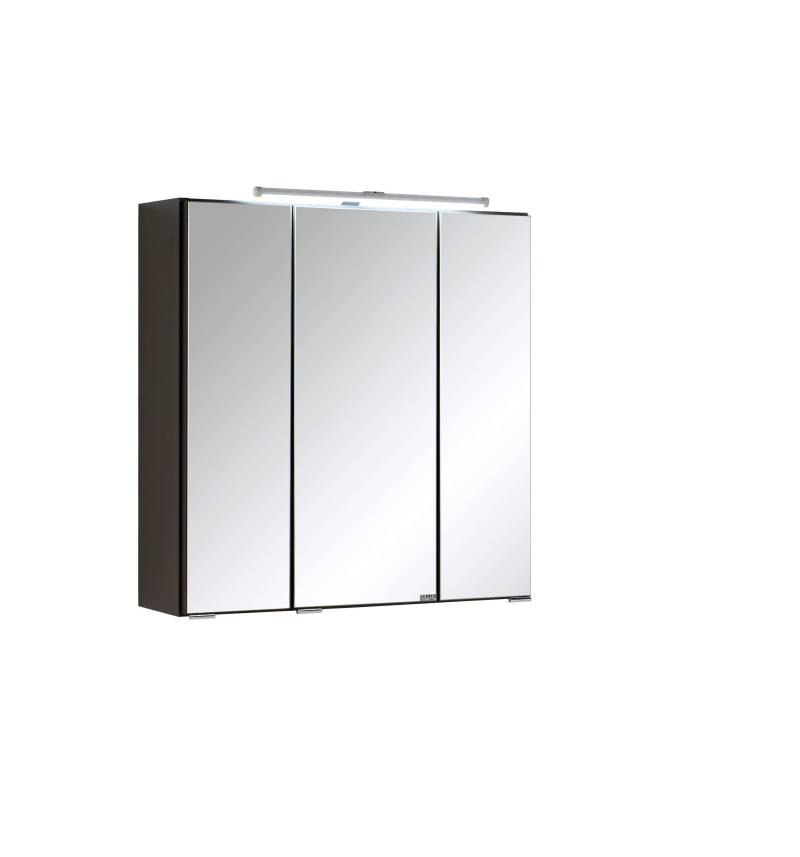 Spiegelschrank Cardiff mit Drehtüren ca. 60x64 cm Grau Spiegelschrank Cardiff mit Drehtüren ca. 60x64 cm Grau