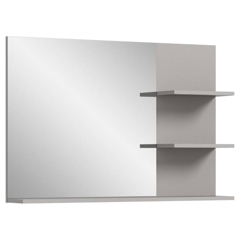 Spiegelshelf m. Spiegel 100 cm x 69 cm x 16 cm Grau-Grau von xonox.home