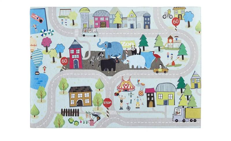 Spielteppich   STREET ¦ mehrfarbig ¦ Synthetische Fasern ¦ Maße (cm): B: 80 H: 0,5 Geschenkideen > Geschenke für Kinder - Möbel Kraft