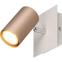 Spot 1x GU10 Coffee / Warm Grey 1 Stück Metall Hellbraun, Grau