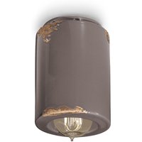 Spot Lampe Decke Keramik E14 Ø 8,5 cm Aufputz rund von Ferroluce