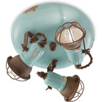 Spot Lampe Metall Keramik E14 verstellbar 3-flammig Spot Lampe Metall Keramik E14 verstellbar 3-flammig von Ferroluce