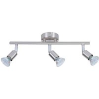 Spotbalken Joris nickel matt Metall L: ca. 36 cm GU10 3 Brennstellen von XXXL