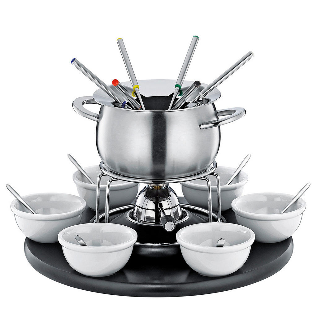 Spring Fondueset Carousel, Silber, Holz, Metall, Keramik, 22-teilig, Buche, Spritzschutz, Küchengeräte, Tischgrills & Fondues, Fondue-Sets Spring Fondueset Carousel, Silber, Holz, Metall, Keramik, 22-teilig, Buche, Spritzschutz, Küchengeräte, Tischgrills & Fondues, Fondue-Sets von Spring