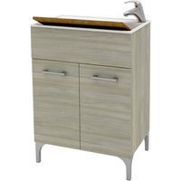 Spüle 'Lena' Cm 60 X 50 X H.84 - Graue Eiche von SAVINIDUE