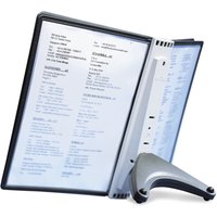 SHERPA® Tischständer, 5 Sichttafeln, schwarz von Durable