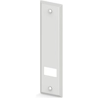 Standard-Deckplatte für Einlassgurtroller, Lochabstand 161 mm, weiß von TRUE DEAL