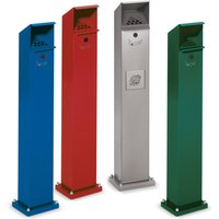 VAR® Standascher Säule, Kombimodell, 2 Inneneinsätze, silber VAR® Standascher Säule, Kombimodell, 2 Inneneinsätze, silber von VAR®