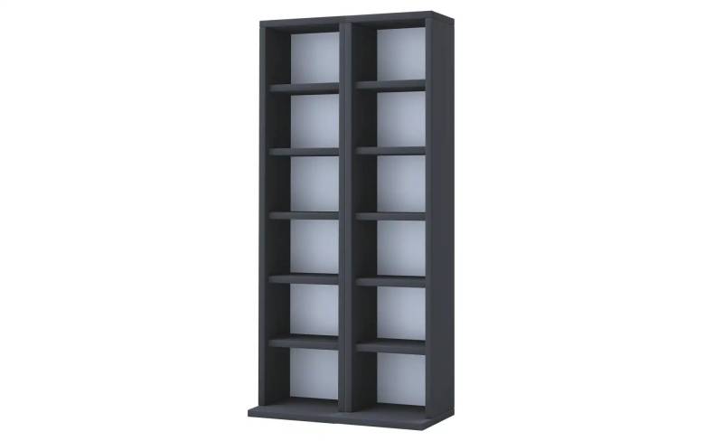 Standregal 2er-Set  Milano ¦ schwarz ¦ Maße (cm): B: 42 H: 91,8 Regale > Standregale - Höffner