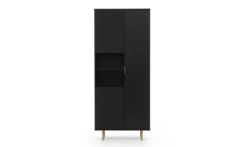 Standregal  Bianco ¦ schwarz ¦ Maße (cm): B: 80 H: 180 Regale > Bücherregale - Höffner