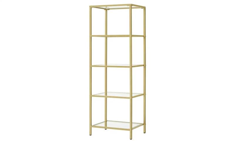 Standregal   ¦ gold ¦ Maße (cm): B: 40 H: 124,5 Regale > Standregale - Möbel Kraft