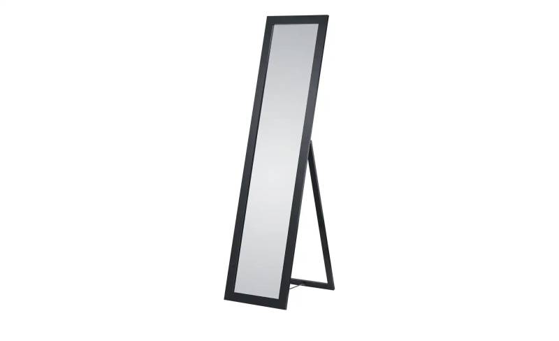 Standspiegel  Muscoline ¦ schwarz ¦ Glas,Holzwerkstoff ¦ Maße (cm): B: 40 H: 160 T: 3.0 Garderoben & Kleiderstangen > Garderoben Spiegel - Höffner