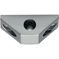 Deni - Stangenführung zu Untersatz Vario für Rundstange 10 mm silber eloxiert von DENI