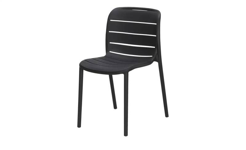 Stapelstuhl  Cervo ¦ schwarz ¦ Maße (cm): B: 43 H: 80,5 T: 56.5 Garten > Gartenmöbel > Gartenstühle - Möbel Kraft