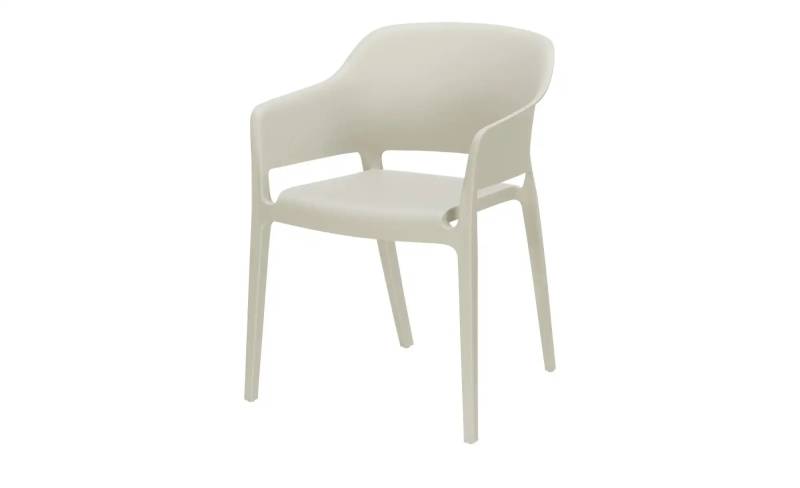 Stapelstuhl  Lacona ¦ beige ¦ Maße (cm): B: 55 H: 77,5 T: 54.5 Garten > Gartenmöbel > Gartenstühle - Möbel Kraft