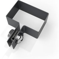 Start-/Endklemme für Einstabmatte RAL 7016 Anthrazitgrau