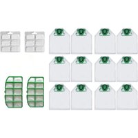 Vorwerk - Staubsaugerbeutel-Set für Kobold VK200 VK220 mit Ersatzfilter – 12 Beutel + 2 HEPA-Filter + 12 Düfte von Vorwerk