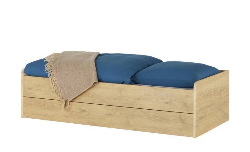 Stauraumbett  Grow Up ¦ holzfarben ¦ Maße (cm): B: 127 H: 54,5 Betten > Bettgestelle - Höffner