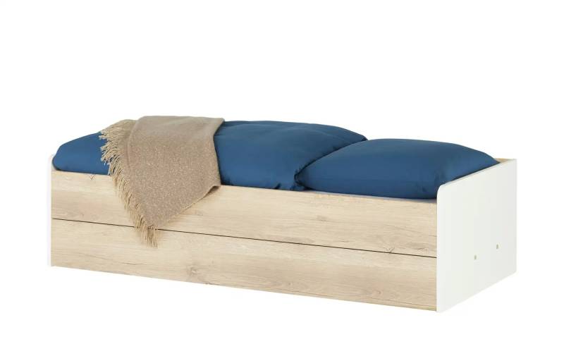 Stauraumbett  Grow Up ¦ holzfarben ¦ Maße (cm): B: 127 H: 54,5 Betten > Bettgestelle - Höffner