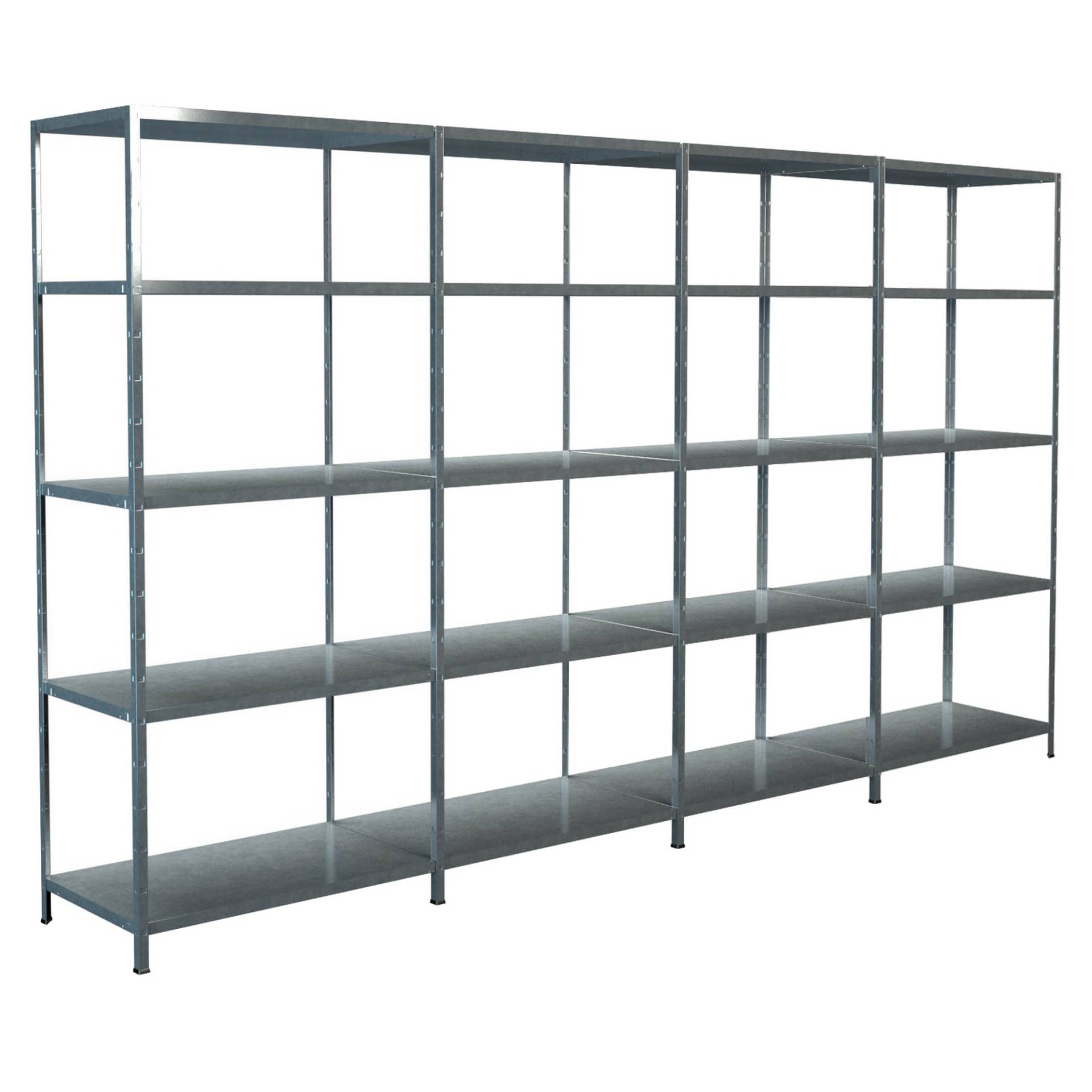 SCHULTE Regalwelt Steck-Grundregal und 3 Anbauregale 200 x 380 x 50 cm, 20 Böden, weiß, Tragkraft 425 kg SCHULTE Regalwelt Steck-Grundregal und 3 Anbauregale 200 x 380 x 50 cm, 20 Böden, weiß, Tragkraft 425 kg von SCHULTE Regalwelt