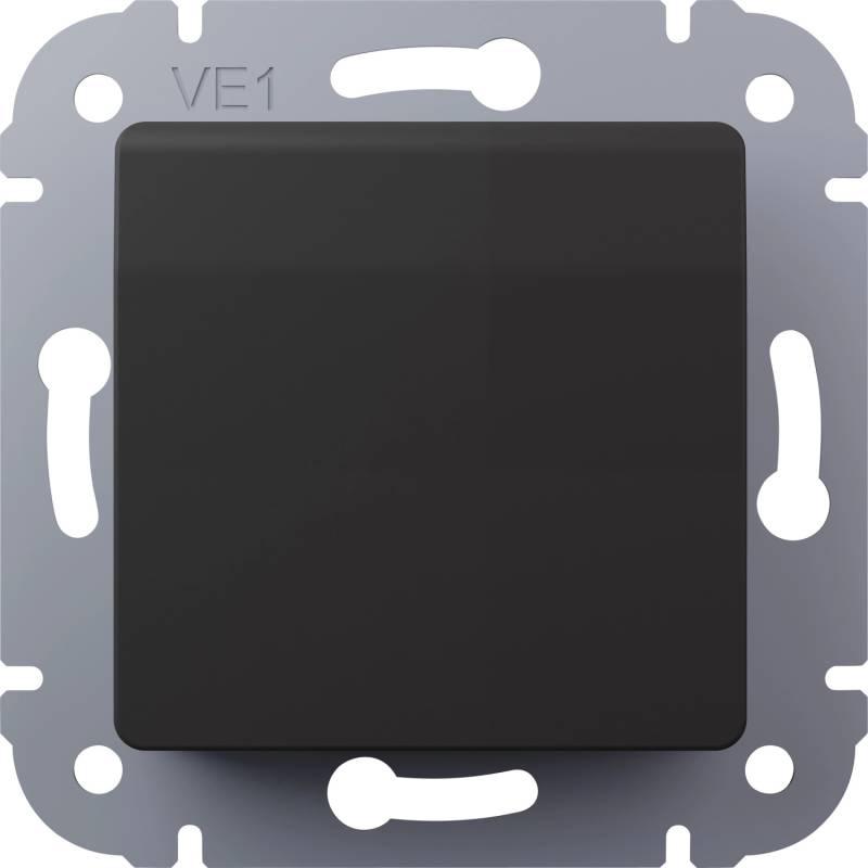 Elektromaterial Steckdose Vilma mit Klappdeckel Schwarz Matt Elektromaterial Steckdose Vilma mit Klappdeckel Schwarz Matt von Elektromaterial