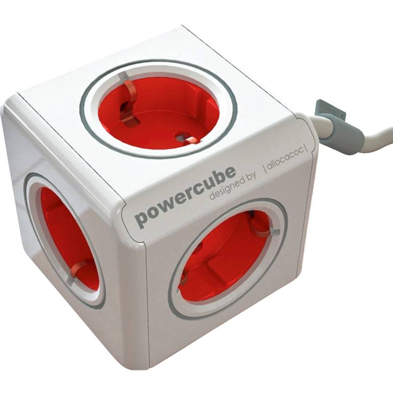 Steckdosenleiste Power Cube 5-fach Weiß 1,5 m