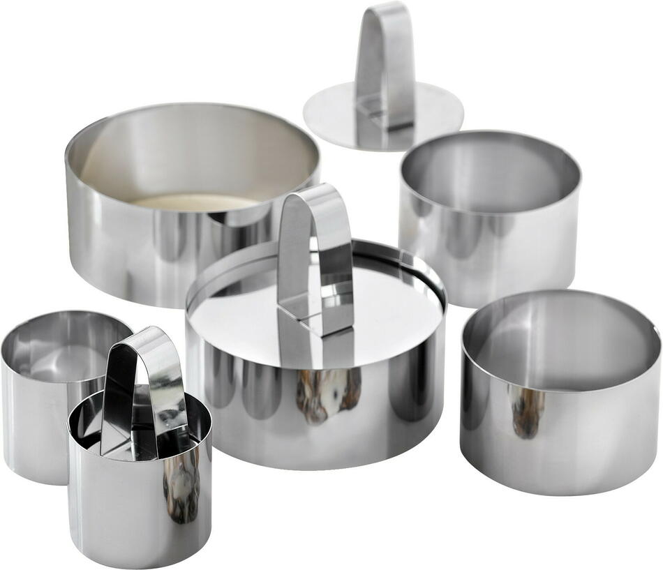Steel-function Steel-function Anrichte- Und Ausstechformen, Rund, 9-tlg. Steel-function Steel-function Anrichte- Und Ausstechformen, Rund, 9-tlg.