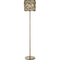 Stehlampe 155 cm in Messing Antik Champagner E27 Art Déco von Searchlight