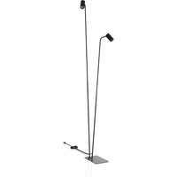 Stehlampe 2-flammig 212-216 cm GU10 in Schwarz Gold Stehlampe 2-flammig 212-216 cm GU10 in Schwarz Gold von Nowodvorski