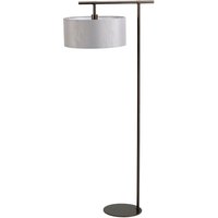 Stehlampe Grau 162cm Stoff Wohnzimmer Loft Design von ELSTEAD