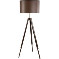 Stehlampe Holzleuchte Braun Wohnzimmer rund Stehlampe Holzleuchte Braun Wohnzimmer rund von Lamkur