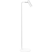 Stehlampe Metall GU10 beweglich 159 cm Weiß Chrom von Luminex