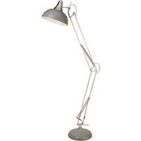 Stehlampe Metall H: max. 170 cm verstellbar Grau E27 Stehlampe Metall H: max. 170 cm verstellbar Grau E27 von Searchlight