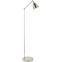 Stehlampe Metall verstellbar 164 cm hoch Nickel glänzend E27 Stehlampe Metall verstellbar 164 cm hoch Nickel glänzend E27 von Endon
